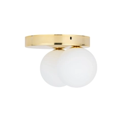 Lampa sufitowa plafon BIANCA 2 złota