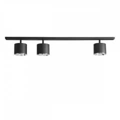 Lampa sufitowa, listwa BOT III czarna