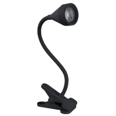 Lampka biurkowa z klipsem DAO LED B czarna