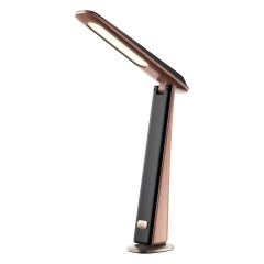 Lampka biurkowa TOP 4W LED czarna, brązowa