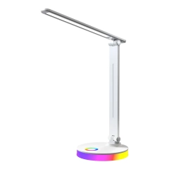 Lampa biurkowa BRUNO biała 5W LED RGB