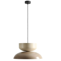 Lampa sufitowa, wisząca ELO beżowa
