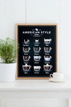 Plakat "AMERICAN STYLE COFFEE"