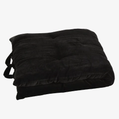 Aksamitny materac czarny 60x100 Madam Stoltz ostatnia sztuka!