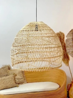 Rattanowa lampa Cezar L naturalna