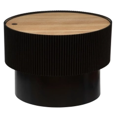 Stolik kawowy ENOLA 55cm | Czarny | Atmosphera