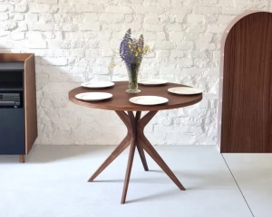 Stół okrągły JUBI BOLD fornir 100cm - kolory