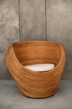 Fotel rattanowy Tegal koniak I Monnarita