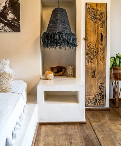 Lampa Rumbai czarna L | Monnarita