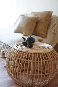 Rattanowy stolik BAREL | Bally Hands