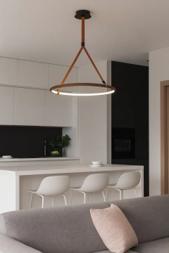 Lampa Miresta L - Imitacja drewna | Monnarita