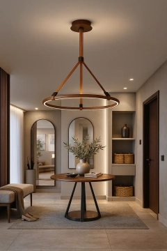 Lampa Miresta M - Imitacja drewna | Monnarita
