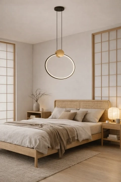 Lampa Zafiro L - Czarna | Monnarita