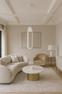 Lampa Castoro - Biała | Monnarita