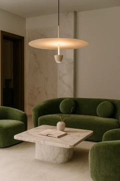 Lampa aluminiowa Altanora - Szampańska | Monnarita