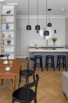 Lampa aluminiowa Orionis M - Czarna | Monnarita