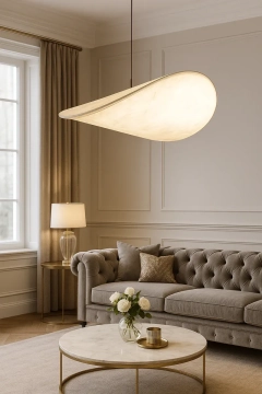Lampa Hikari L - Biała | Monnarita