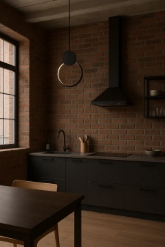 Lampa Luminaris - Czarna | Monnarita