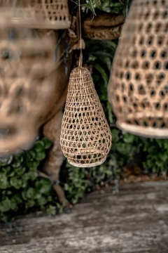 Zestaw trzech lamp Boho - stożek | Monnarita
