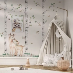 Naklejki Zestaw Brzozy i Para Jelonków K03 | Yoko design