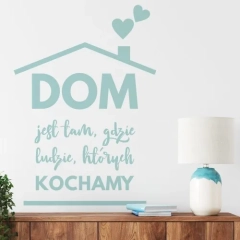 Naklejka Dom Jest Tam N092 | Yoko design