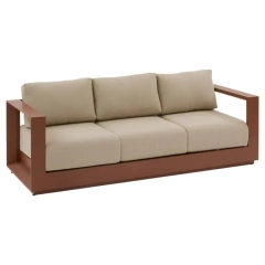 Sofa ogrodowa 3-osobowa Allure - Beżowa | Hesperide