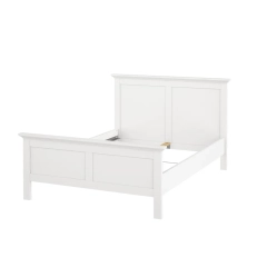 Łóżko dwuosobowe białe 140x200 cm Paris