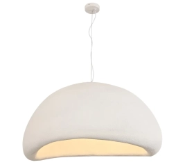 Żyrandol wiszący Efektowna Lampa Sufitowa OLEM Marcus Biała 60cm