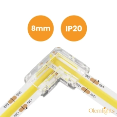 Złączka narożna do taśmy LED COB MONO 8mm