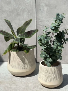 Zestaw doniczek Aletto Sand Edge | Monnarita
