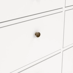 Komoda z szufladami biała mat 184 cm Paris