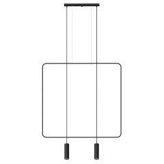 Lampa wisząca RANA 2 czarna
