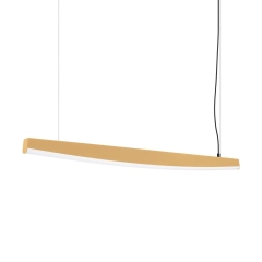 Lampa wisząca JORUN 120 złota LED 3000K