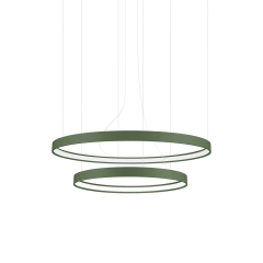 Żyrandol RIO 2 55/78 zielona oliwka LED 4000K