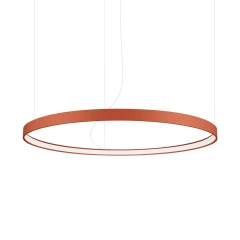 Żyrandol RIO 110 ochra czerwona LED 4000K