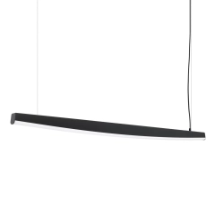 Lampa wisząca JORUN 150 czarna LED 3000K