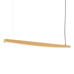 Lampa wisząca JORUN 150 złota LED 3000K