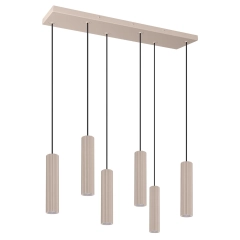 Lampa wisząca IVAR 6L taupe LED 4000K