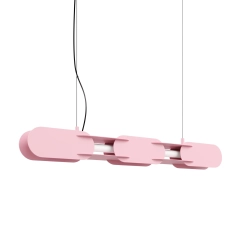 Lampa wisząca CHAIN 91 różowa LED 3000K