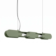 Lampa wisząca CHAIN 91 zielona oliwka LED 3000K