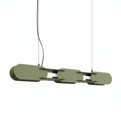 Lampa wisząca CHAIN 91 zielona oliwka LED 4000K