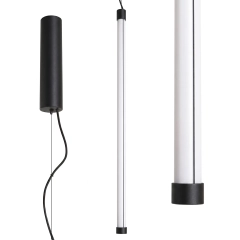 Lampa wisząca TRANG 75 czarna LED 3000K
