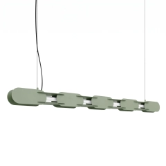 Lampa wisząca CHAIN 158 zielona oliwka LED 3000K