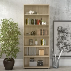 Regał na książki dąb sonoma mat 89 x 40 x 221 cm Prima