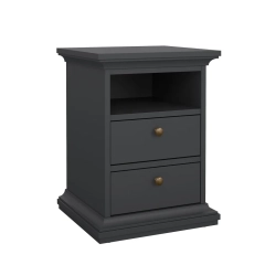 Szafka nocna szara mat 44 cm Paris