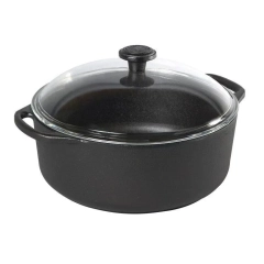       
                            Żeliwny garnek (5 l) ze szklaną pokrywką Skeppshult
                        