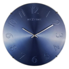       
                            Zegar ścienny (niebieski) Elegant Dome Nextime
                        