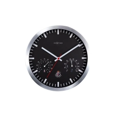       
                            Zegar ścienny: termometr i miernik wilgotności (czarny) Weather Station Nextime + bateria gratis
                        