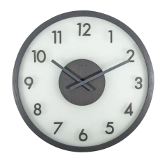       
                            Zegar ścienny (szary) Frosted Wood Nextime
                        