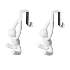       
                            Zestaw 2 wieszaków na szafki (białych) Buddy Umbra
                        